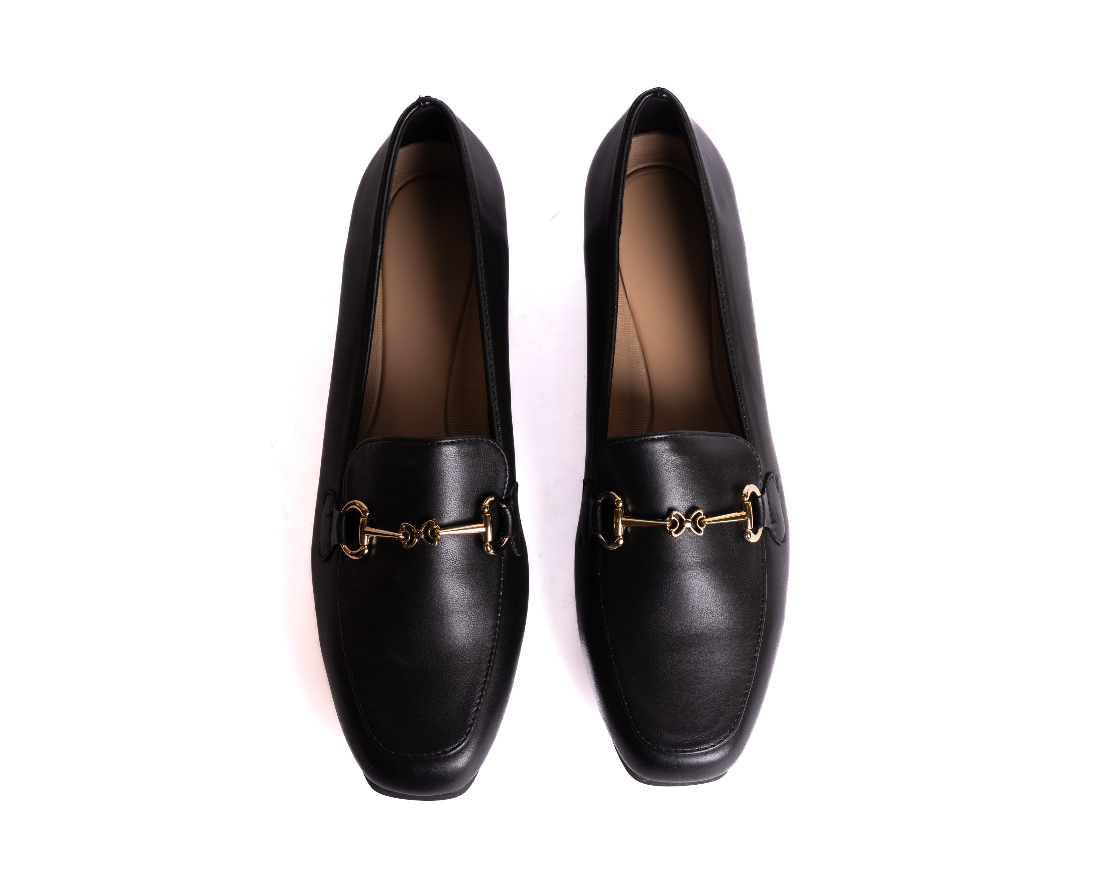 Horse - Bit Black Loafer