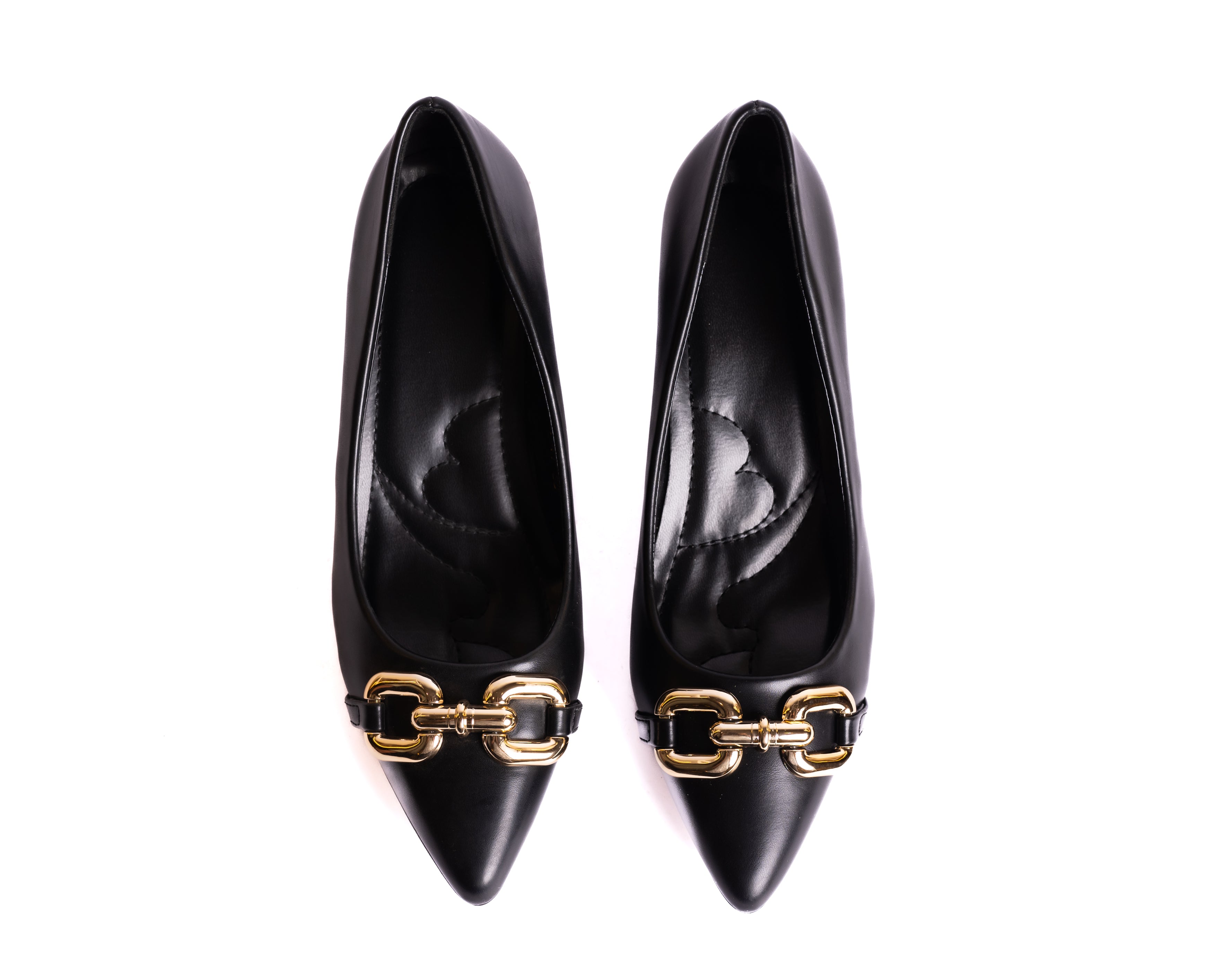 Chain-Link Pointed-Toe Ballet