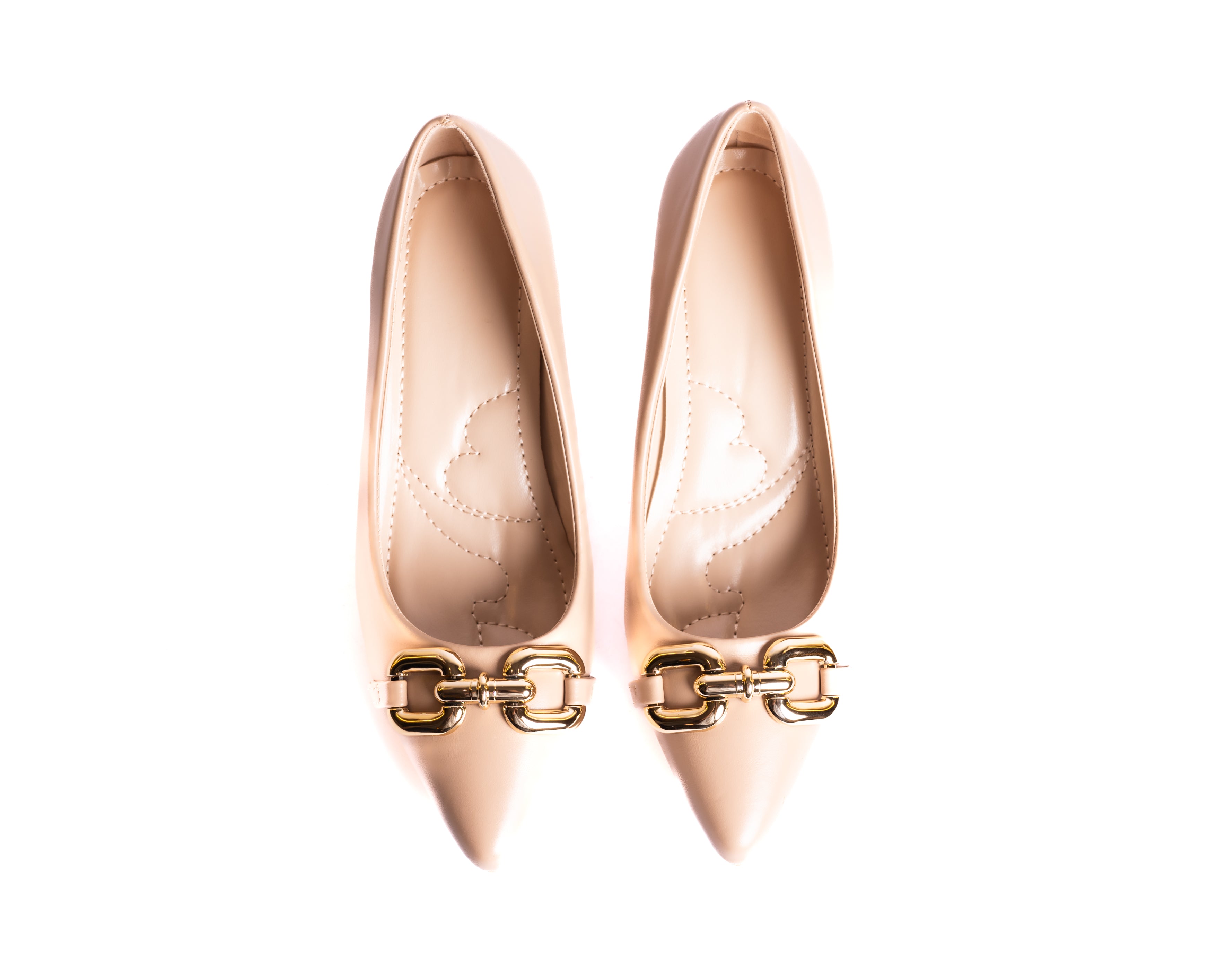 Chain-Link Pointed-Toe Ballet